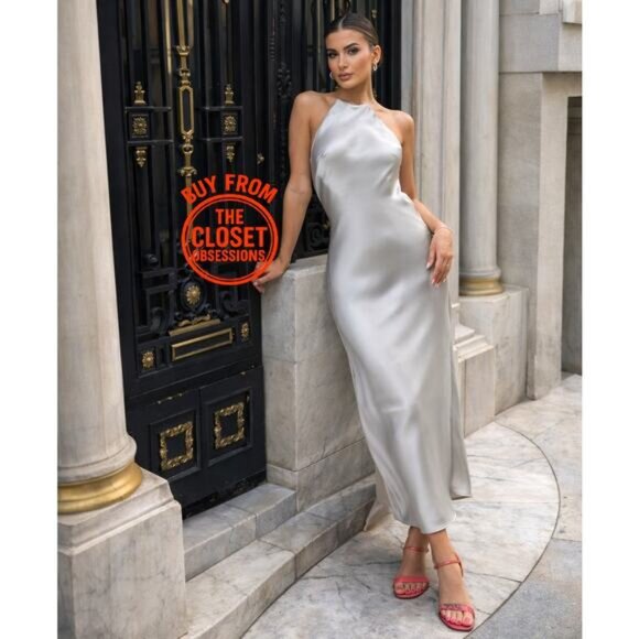 ZARA BLOGGER FAVE!!! Crossback Midi Dress NWT - Picture 6 of 16